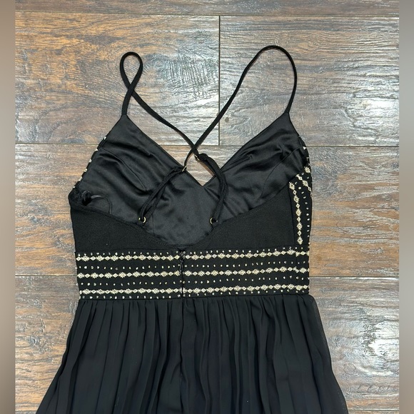 Glamorous Gala Black Embroidered Maxi Dress - Picture 10 of 11